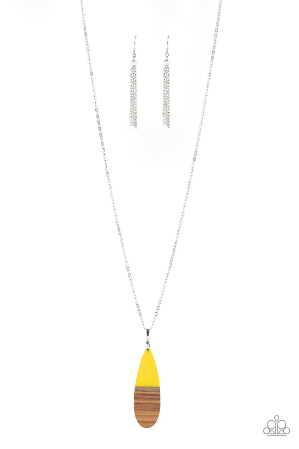 Going Overboard - yellow necklace 765