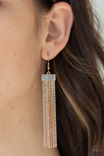 Load image into Gallery viewer, Twinkling Tapestry - gold earring 543
