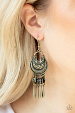 Load image into Gallery viewer, Give Me Liberty - Brass earring 882
