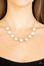 Load image into Gallery viewer, Iridescent Icing - white necklace 805
