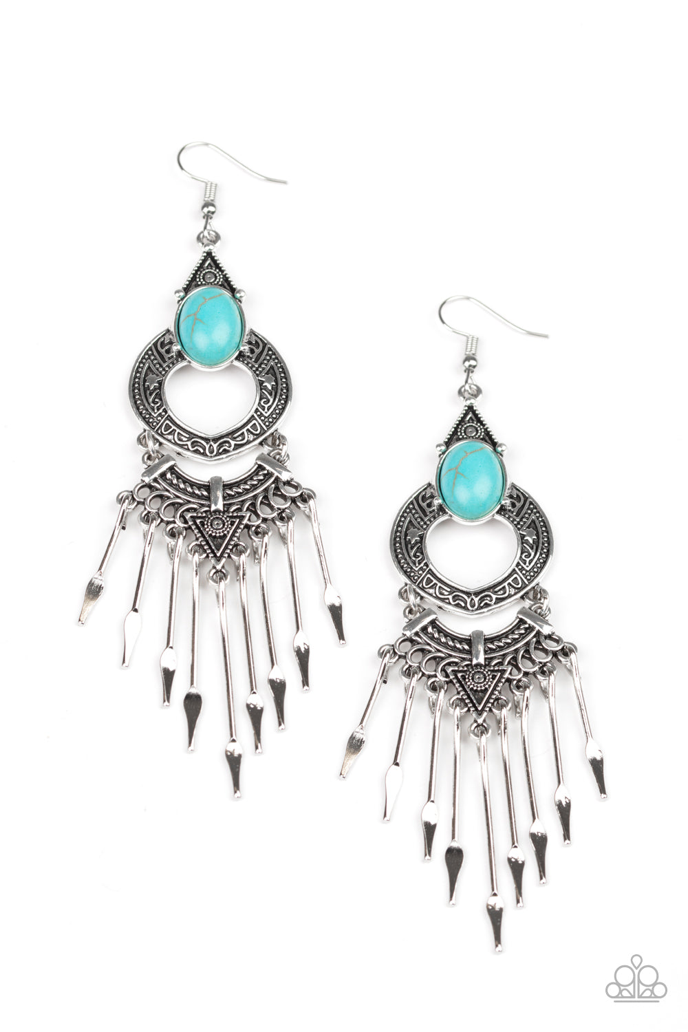Southern Spearhead - Blue earring 961