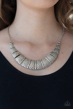 Load image into Gallery viewer, Metallic Mechanics - Silver necklace 526
