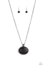 Load image into Gallery viewer, Sedimentary Colors - Black necklace 857
