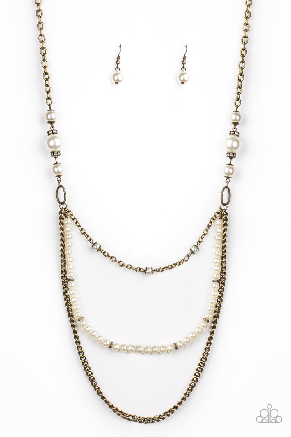 Very Vintage - brass necklace 851