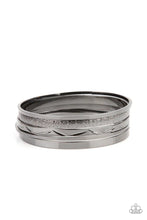 Load image into Gallery viewer, Stackable Style - black bracelet E097
