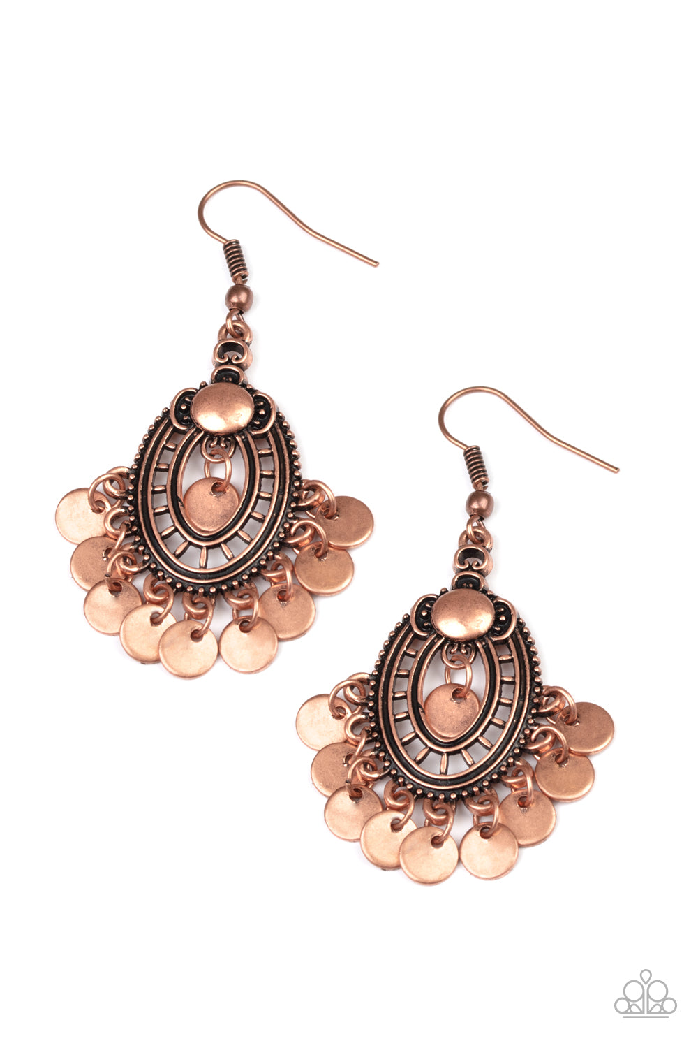 Chime Chic - Copper earring 861
