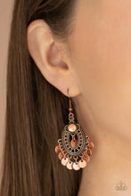 Load image into Gallery viewer, Chime Chic - Copper earring 861
