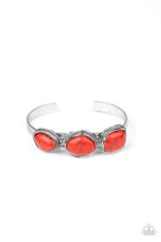Load image into Gallery viewer, Stone Shop - red cuff bracelet F018
