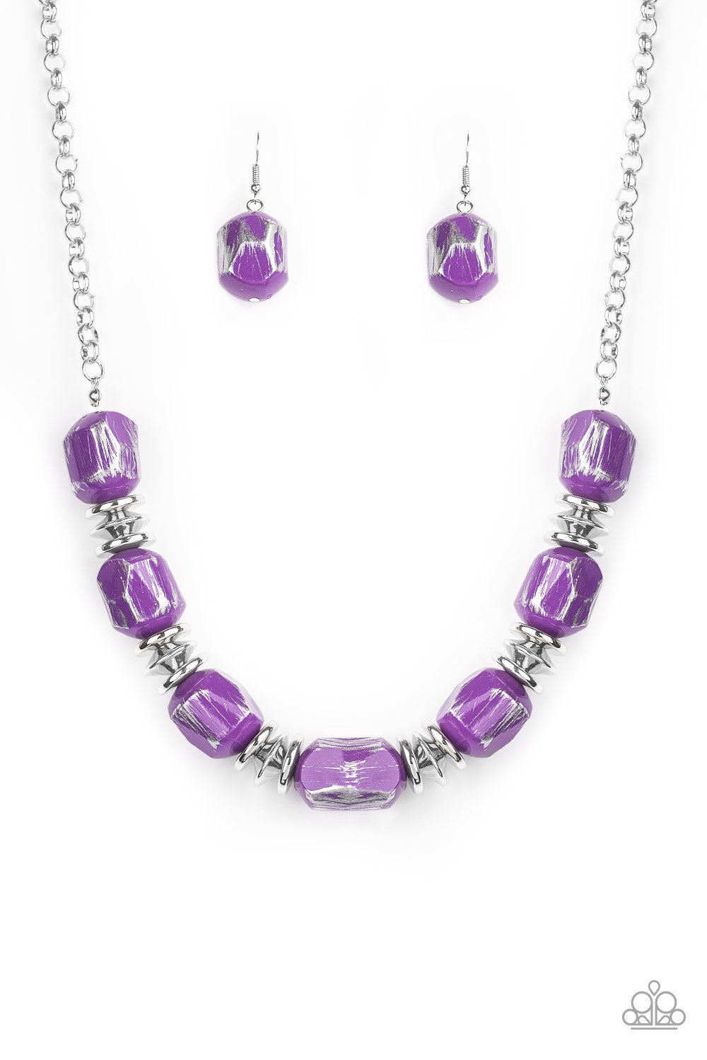 Girl Grit - Purple necklace 879
