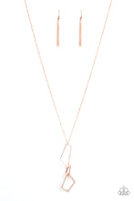 Load image into Gallery viewer, Shapely Silhouettes - copper necklace 603
