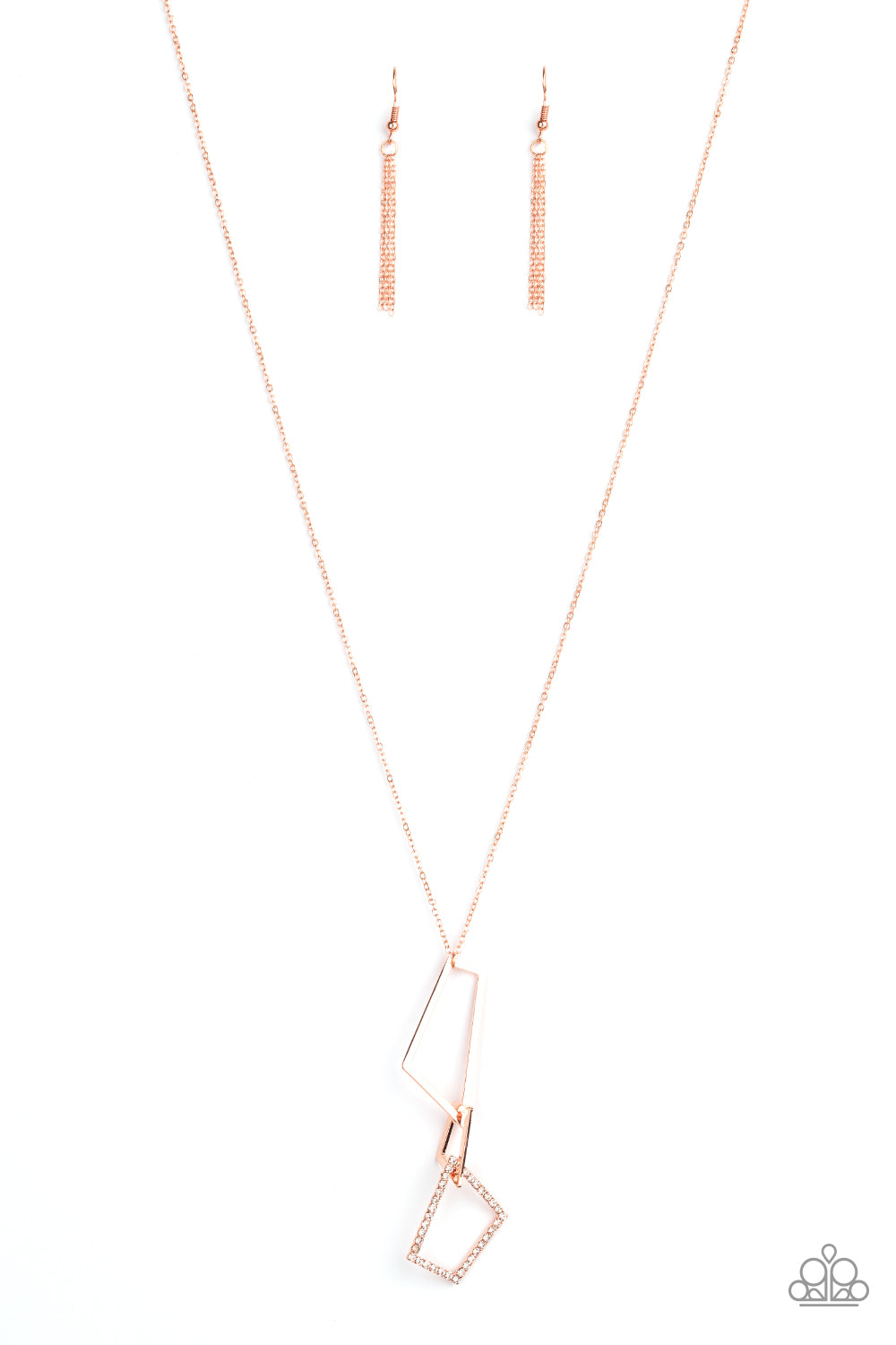 Shapely Silhouettes - copper necklace 603