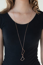 Load image into Gallery viewer, Shapely Silhouettes - copper necklace 603

