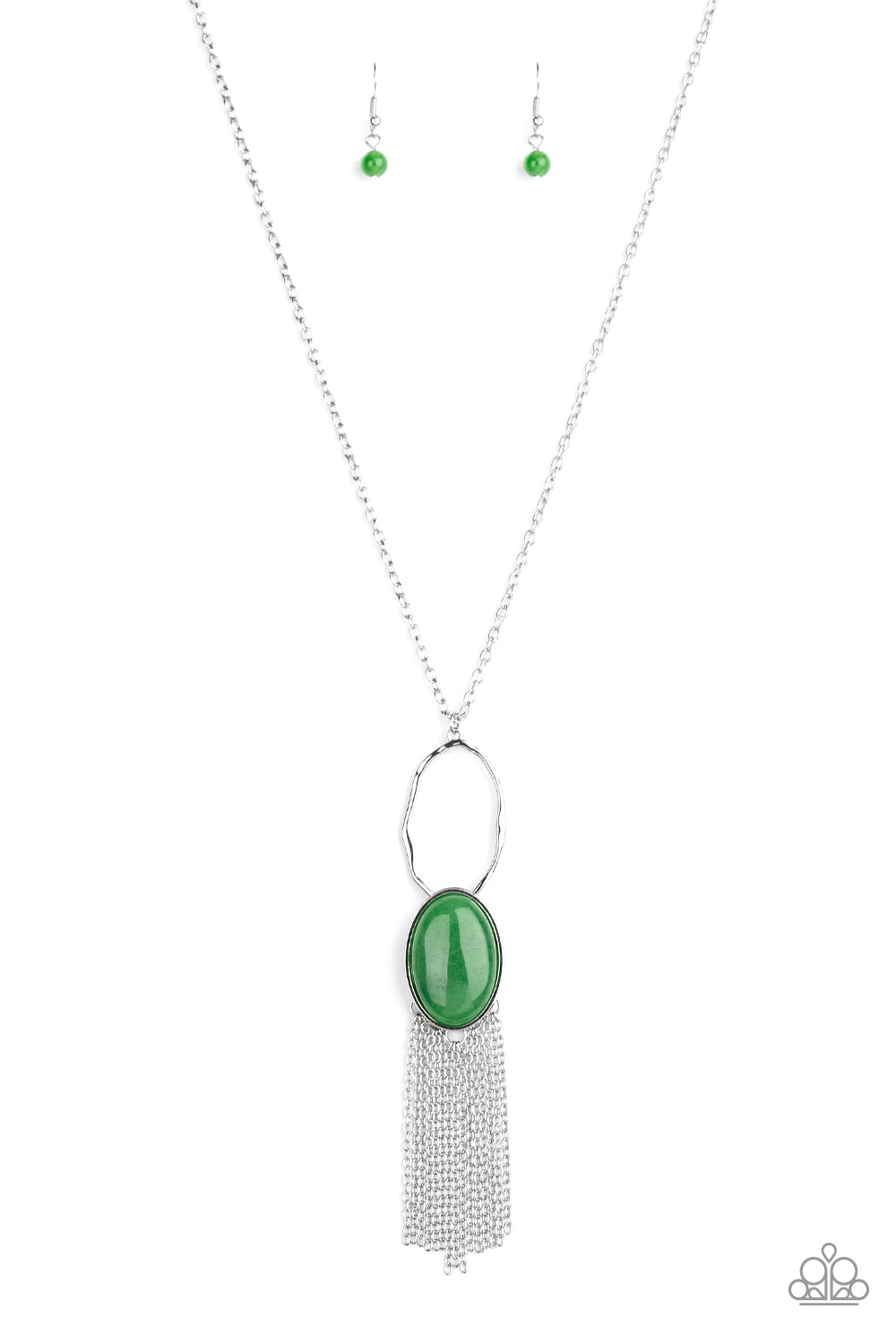 Dewy Desert - Green necklace 1986