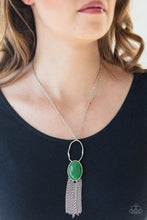 Load image into Gallery viewer, Dewy Desert - Green necklace 1986
