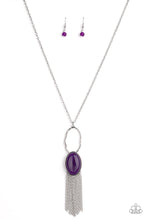 Load image into Gallery viewer, Dewy Desert - Purple necklace 2031

