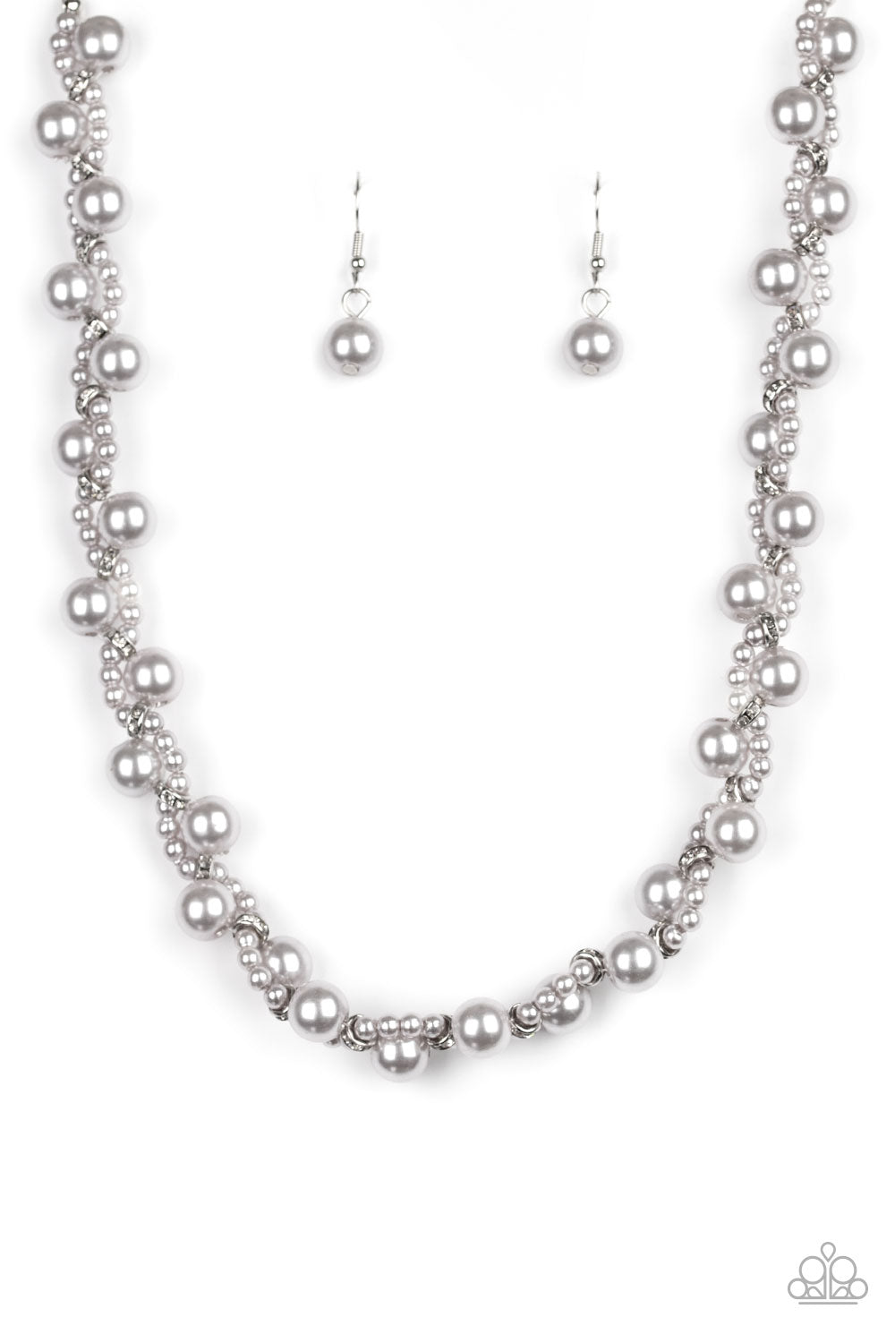 Uptown Opulence - silver necklace 711