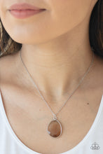 Load image into Gallery viewer, Icy Opalescence - brown necklace 680
