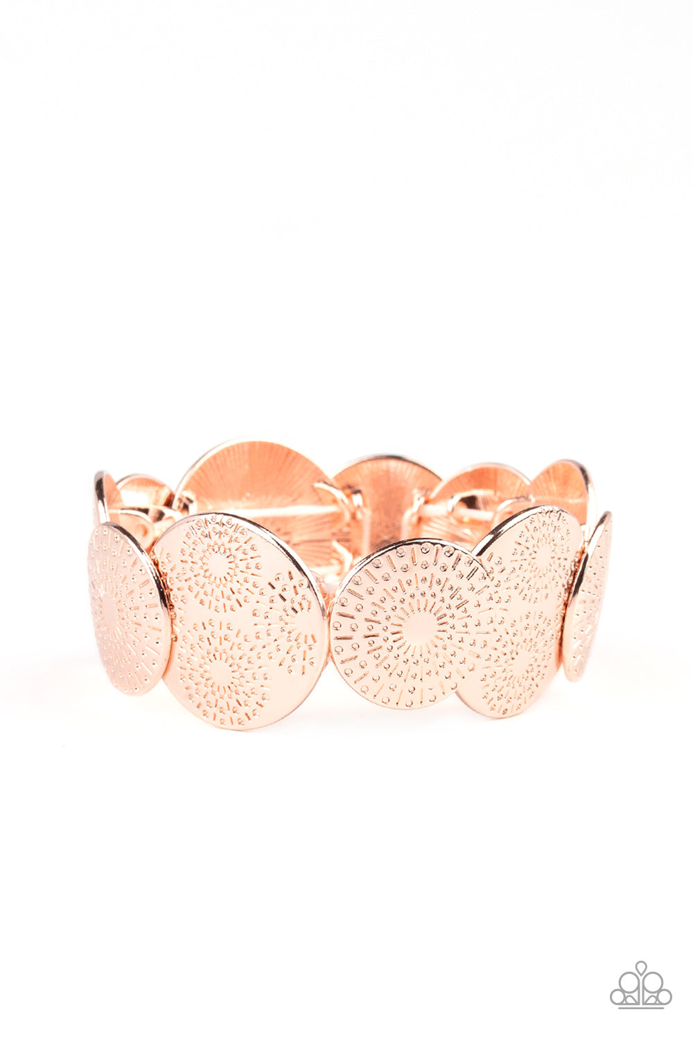 Pleasantly Posy - rose gold bracelet 650