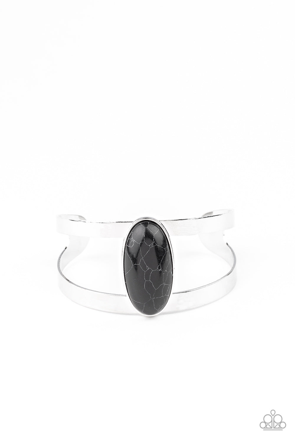 Quarry Queen - black cuff bracelet B037