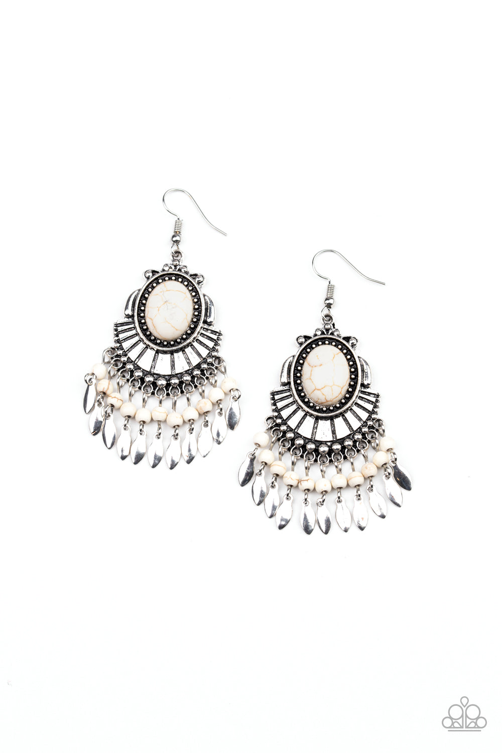 Eco Trip - White earring 2057