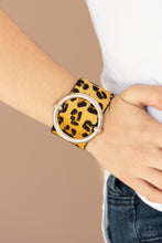 Load image into Gallery viewer, Asking FUR Trouble - Yellow urban bracelet A072
