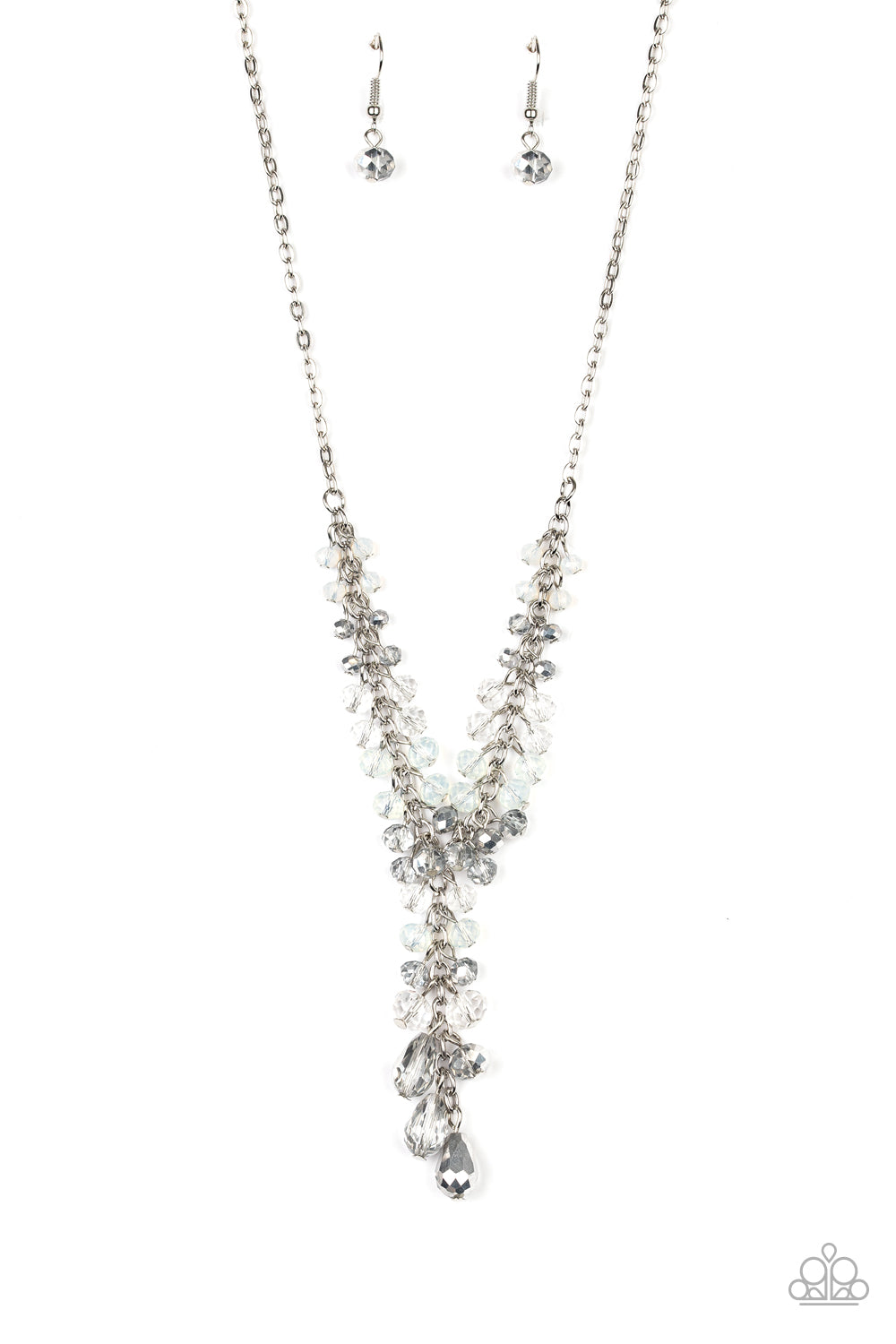 Iridescent Illumination - silver necklace 597