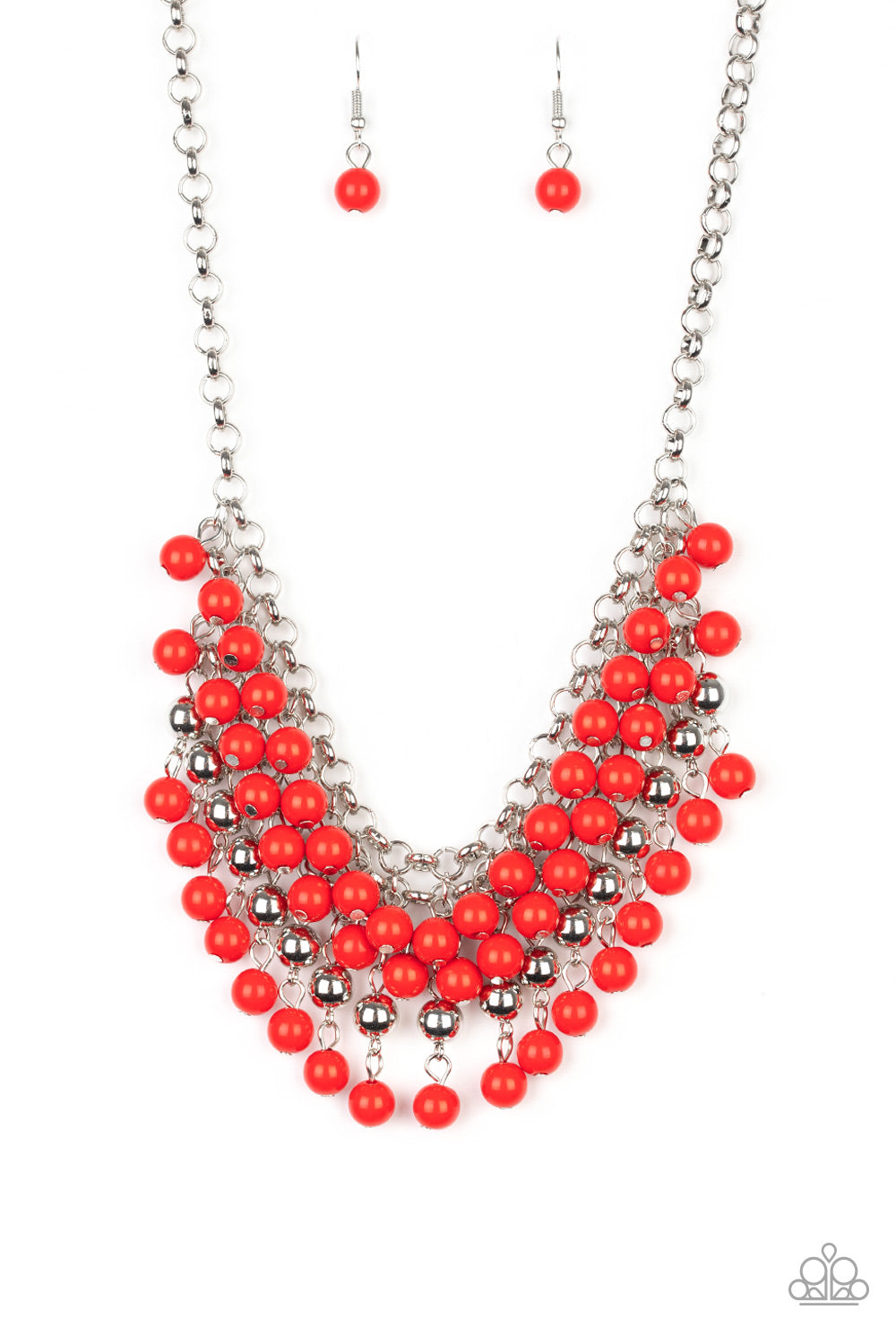 Jubilant Jingle - Red necklace 974