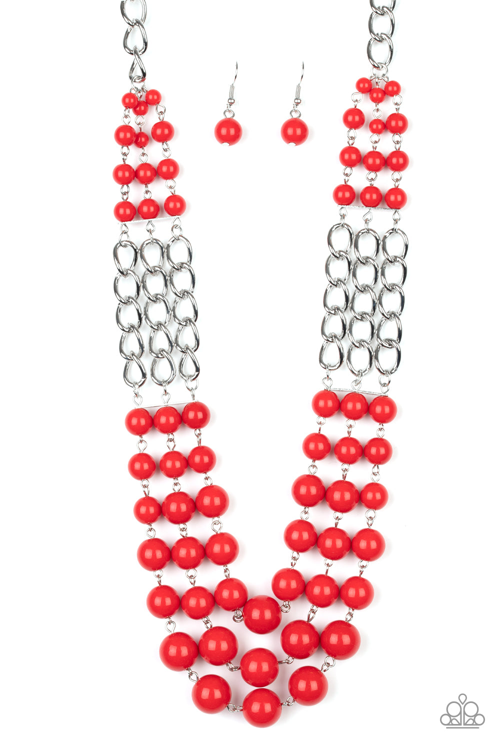 A La Vogue - Red necklace 926