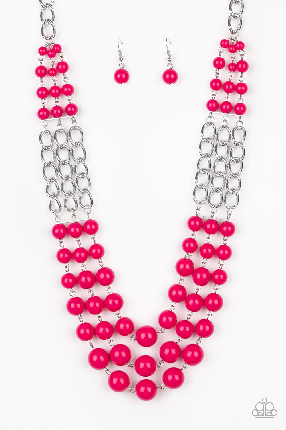 A La Vogue - pink necklace 774
