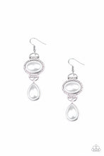 Load image into Gallery viewer, Icy Shimmer - White earring 592
