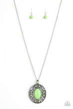 Load image into Gallery viewer, Sunset Sensation - Green necklace 601
