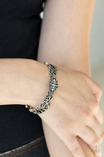 Load image into Gallery viewer, Victorian Vines - silver cuff bracelet D029

