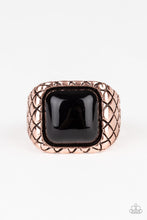 Load image into Gallery viewer, Don&#39;t Cross Me - Copper men&#39;s ring 622
