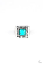 Load image into Gallery viewer, The Wrangler - Blue men&#39;s ring 742
