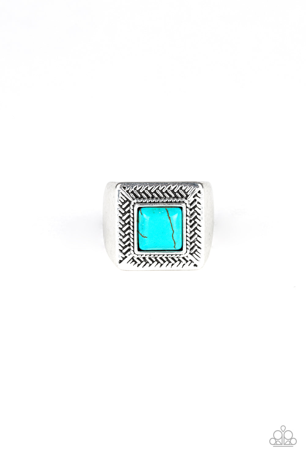 The Wrangler - Blue men's ring 742