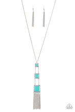 Load image into Gallery viewer, This Land Is Your Land - Blue necklace 2031
