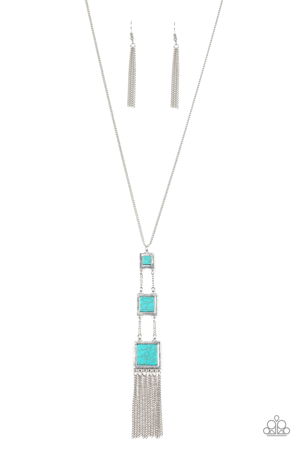 This Land Is Your Land - Blue necklace 2031