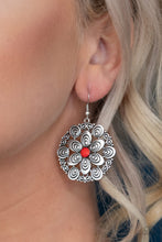 Load image into Gallery viewer, Grove Groove - Red earring F111
