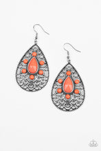 Load image into Gallery viewer, Modern Garden - orange EARRING 592
