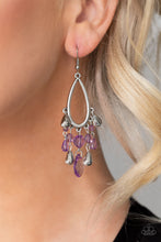 Load image into Gallery viewer, Summer Catch - purple earring F017
