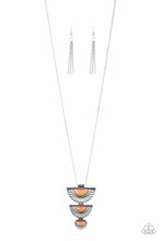 Load image into Gallery viewer, Serene Sheen - orange necklace 765
