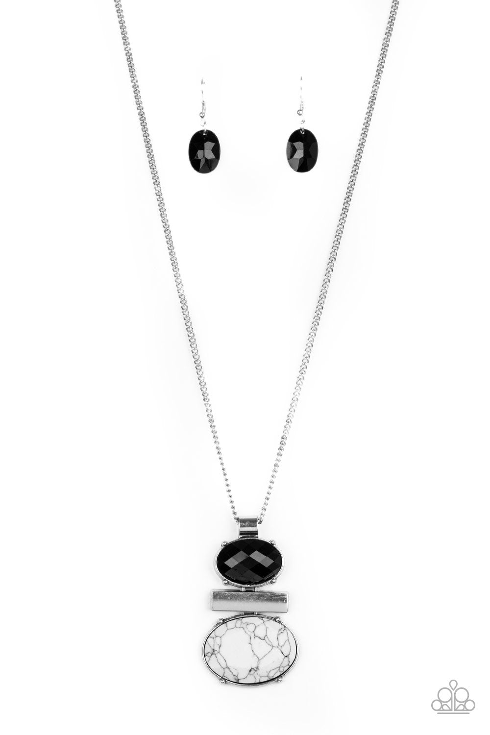 Finding Balance - Black necklace 2068