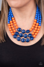 Load image into Gallery viewer, Beach Bauble - Blue necklace B025
