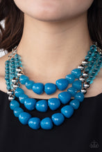 Load image into Gallery viewer, Forbidden Fruit - Blue necklace C007
