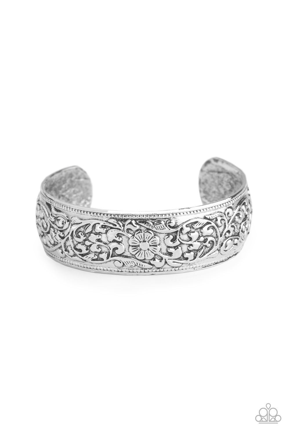 Garden Tropic - Silver cuff bracelet 1501