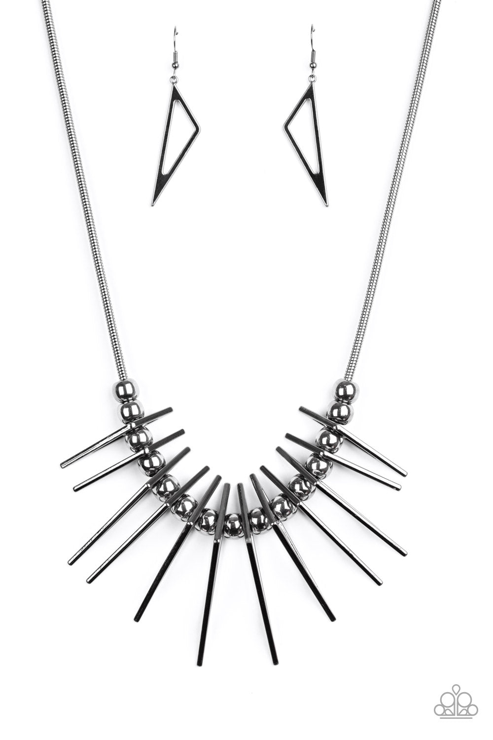 Fully Charged - Black necklace 1732