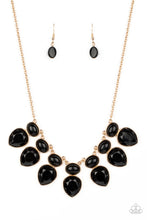 Load image into Gallery viewer, Modern Masquerade - Black necklace 1760
