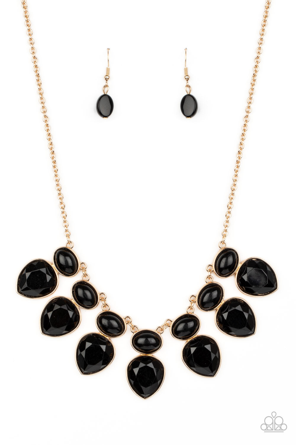 Modern Masquerade - Black necklace 1760
