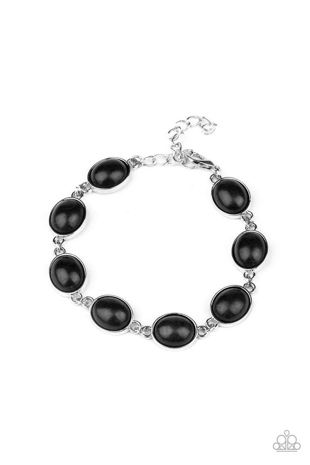 Nice Stonework - Black bracelet 589