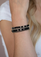 Load image into Gallery viewer, Stacked Style Maker - Black bracelet 984
